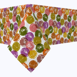 Colorful Dot Stamps Cotton Rectangles