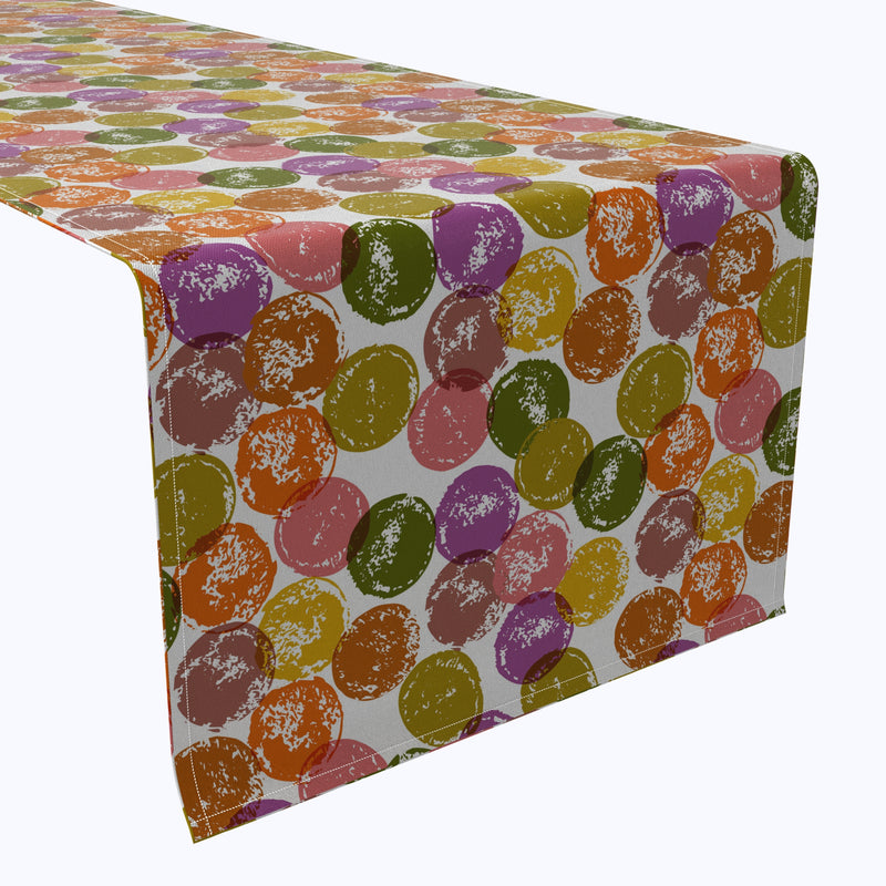 Colorful Dot Stamps Table Runners