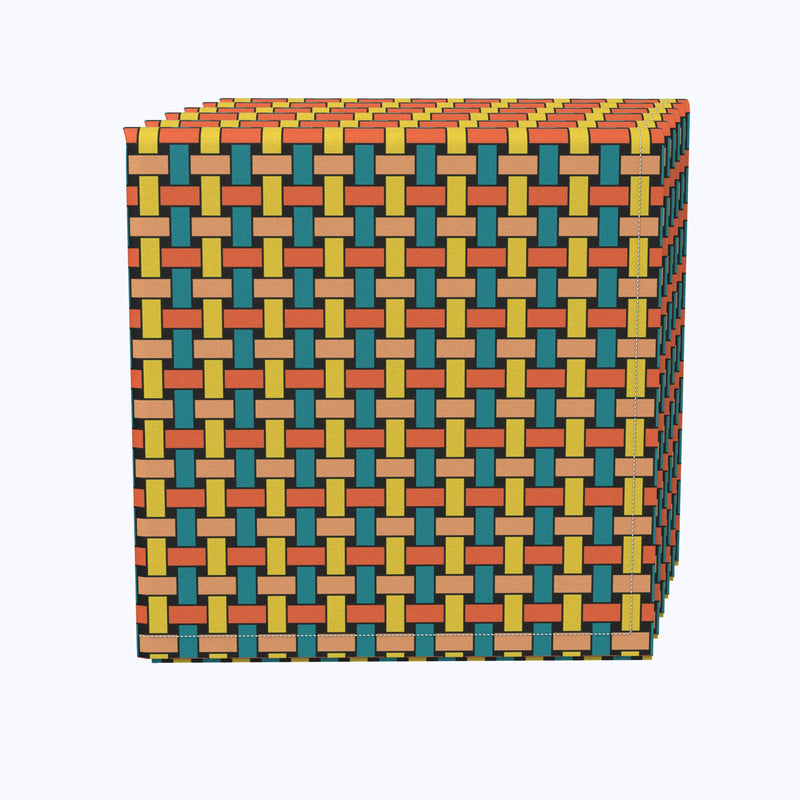 Colorful Geometric Lattice Napkins
