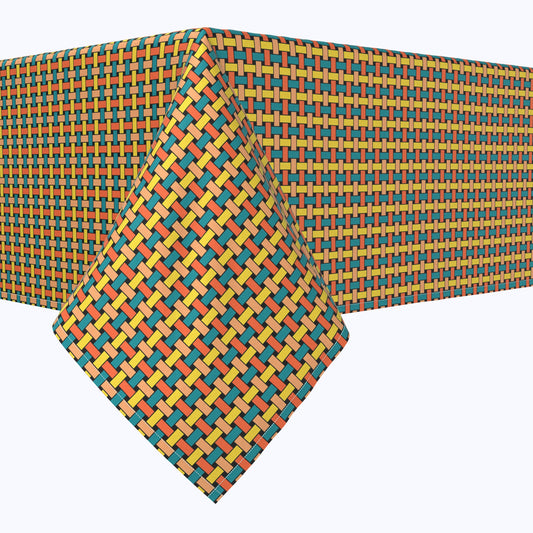 Colorful Geometric Lattice Squares