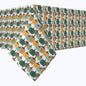 Colorful Pumpkins Stripe Cotton Squares