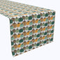 Colorful Pumpkins Stripe Cotton Table Runners