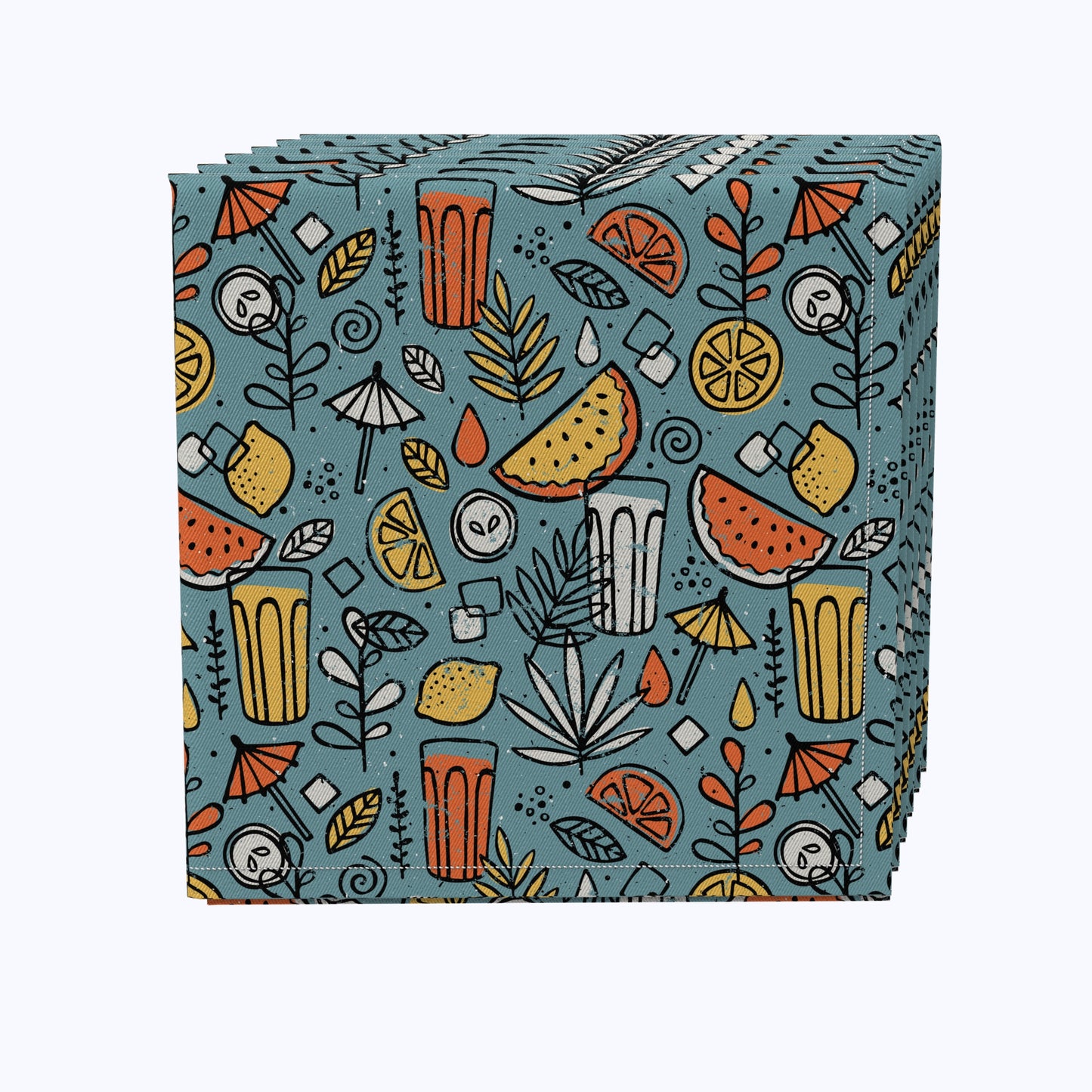 Colorful Refreshments Napkins
