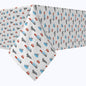 Colorful Trains, Planes, Cars & Boats Cotton Rectangles