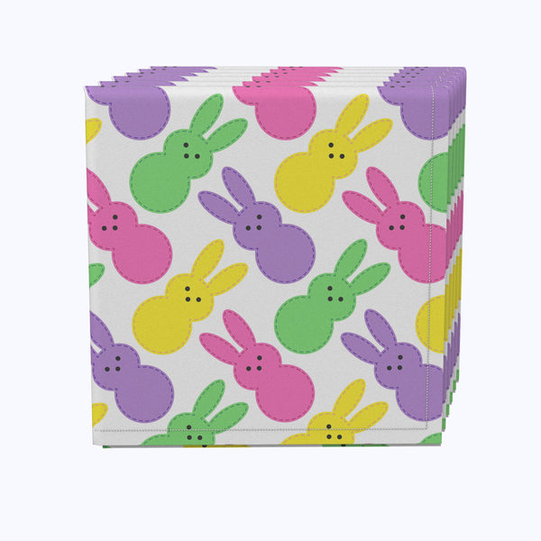 Colorful Easter Bunny Allover Napkins
