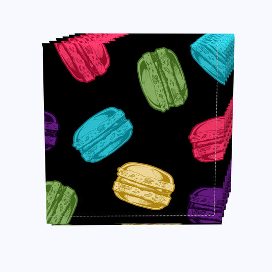 Colorful Macarons  Napkins