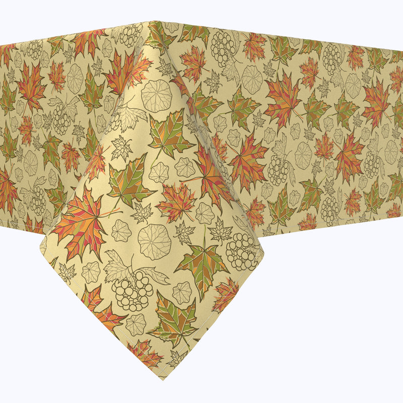 Colorful Maple Leaves Rectangle Tablecloths