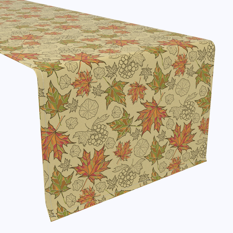 Colorful Maple Leaves Table Runners