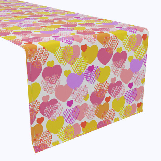 Confetti Hearts Table Runners
