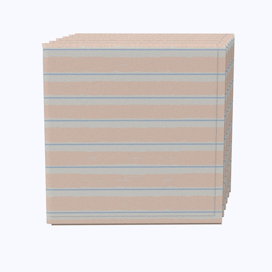 Coral Beach Stripe Napkins