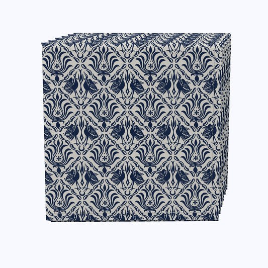 Cranes in Damask Napkins