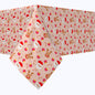 Cute Christmas Allover Pattern Cotton Rectangles