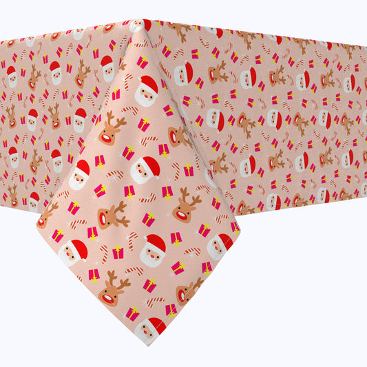 Cute Christmas Allover Pattern Cotton Squares