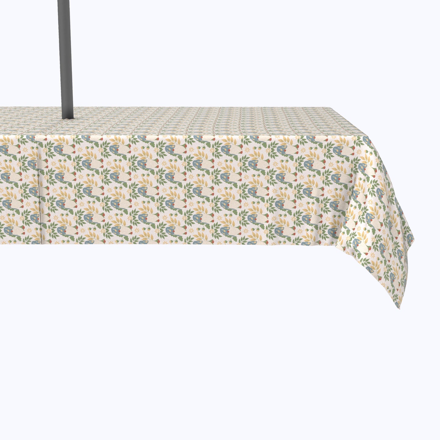 Cute Gnomes and Flowers Outdoor Rectangles