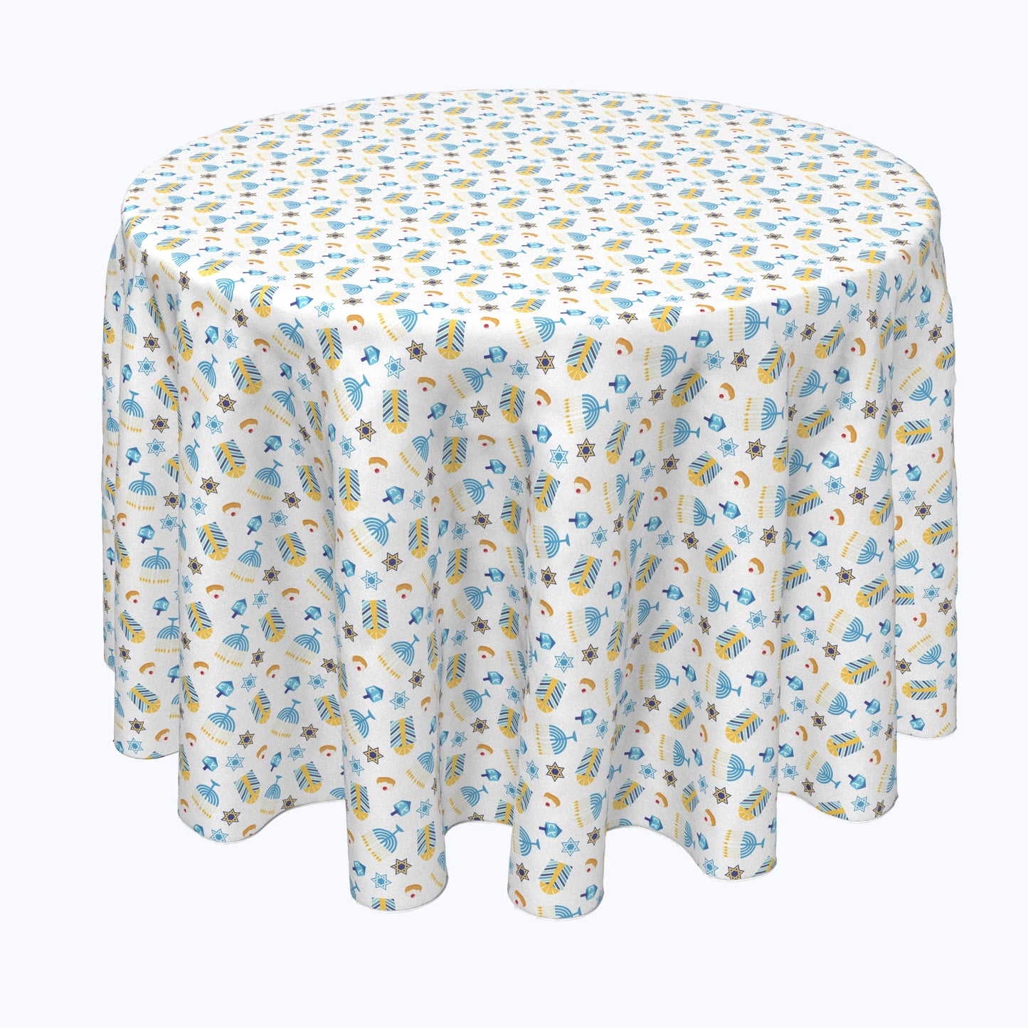 Cute Menorahs and Stars Rounds
