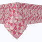 Decorated Heart Shaped Cookies Cotton Rectangles
