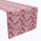 Decorated Heart Shaped Cookies Table Runners