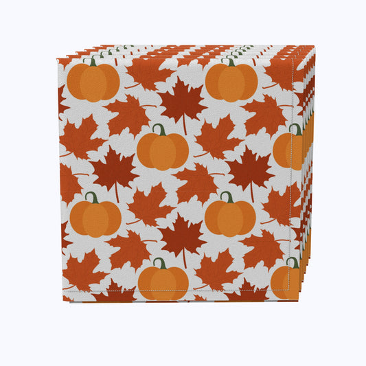 Decorative Fall Cotton Napkins