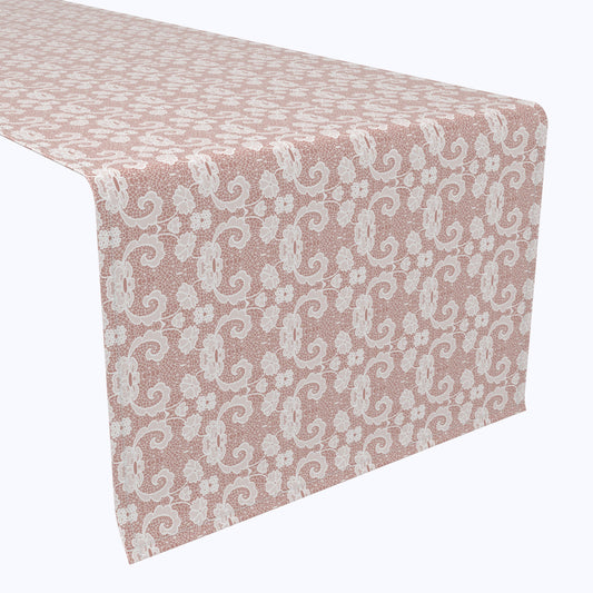 Decorative Flowers on Lace Runners