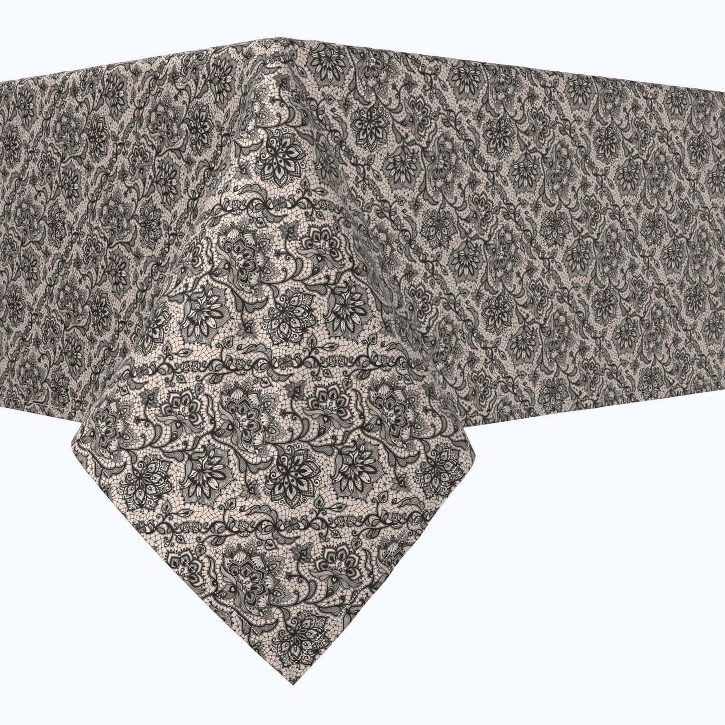 Decorative Lace Pattern Black Rectangles