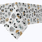 Dog Faces Drawing Tablecloths