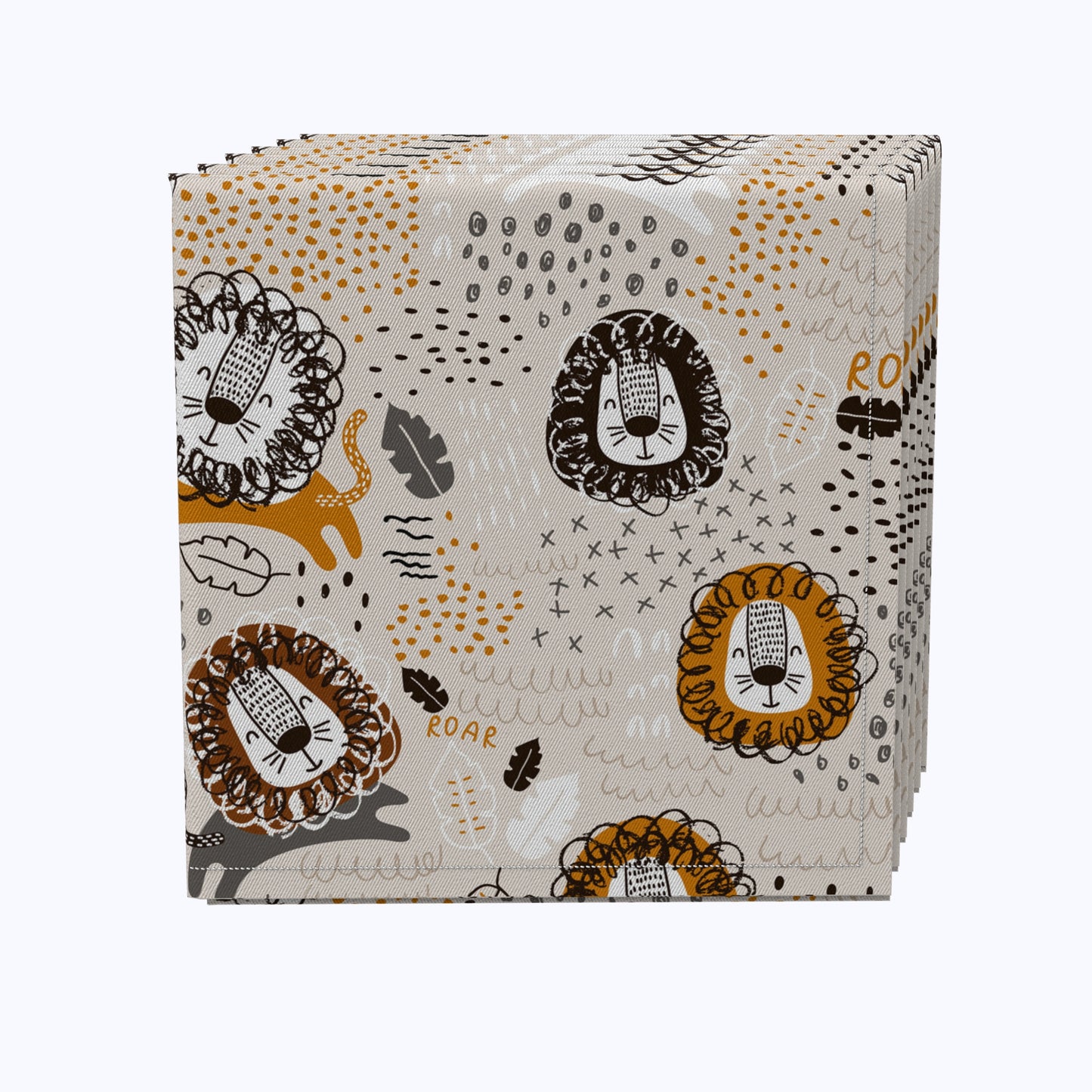 Doodle Lions Napkins