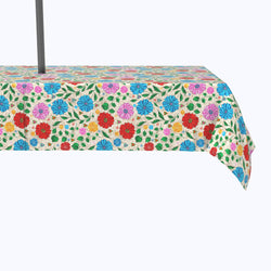 Dots on Floral Landscape Outdoor Rectangles