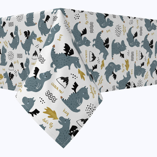 Dragons Design Cotton Rectangles