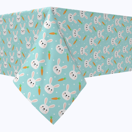 Easter Rabbits Celebration Cotton Rectangles