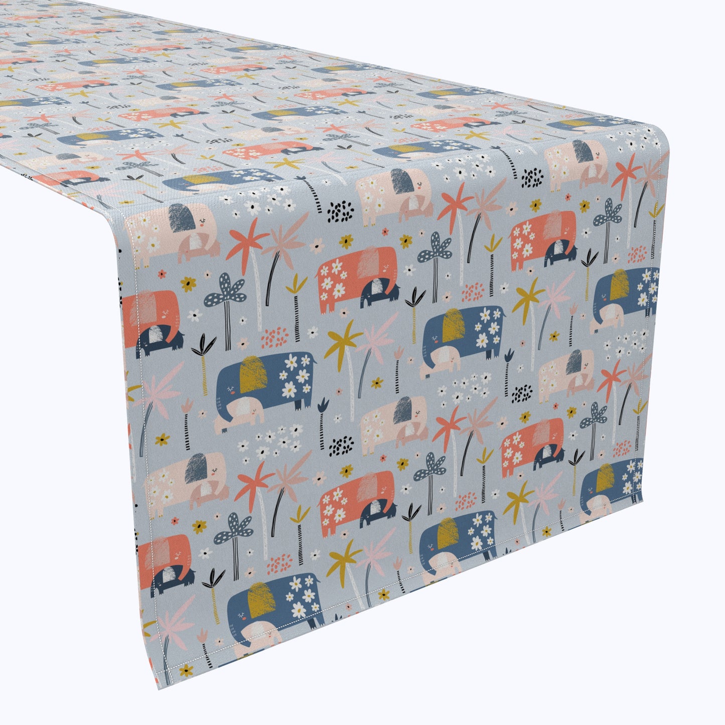 Elephants & Palm Trees Table Runners