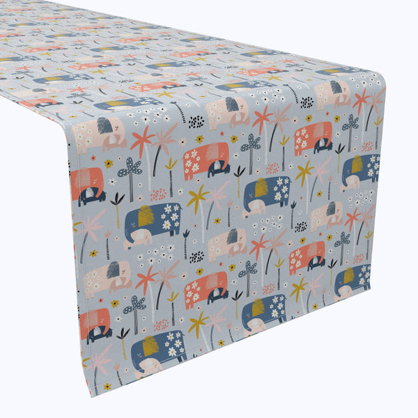 Elephants & Palm Trees Table Runners