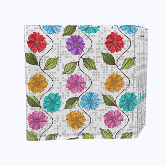 Endless Floral Vine Ropes Napkins