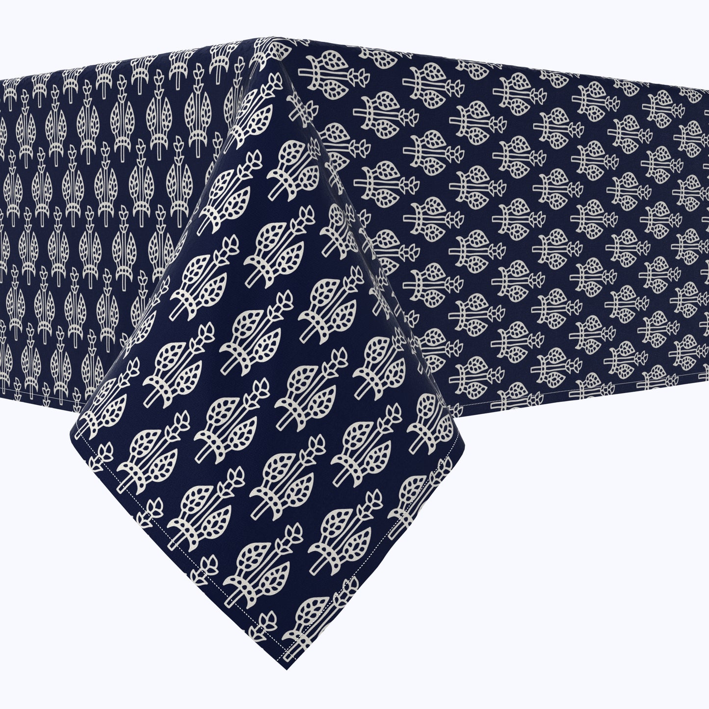 Ethnic Floral Design Cotton Rectangles