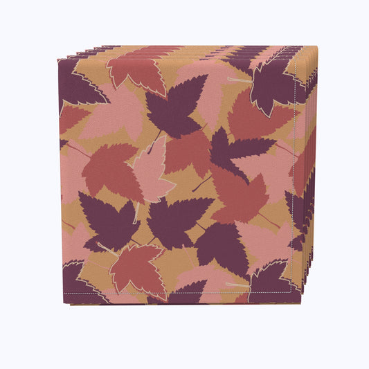 Fall Season Maple Leaves Napkins