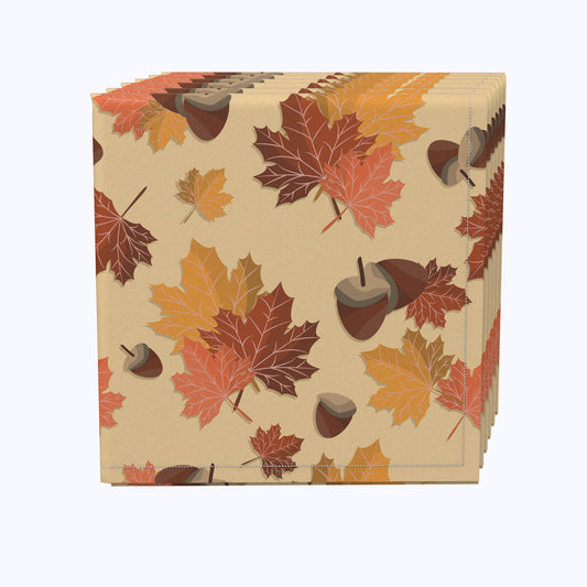 Fall Maple Leaves  Napkins