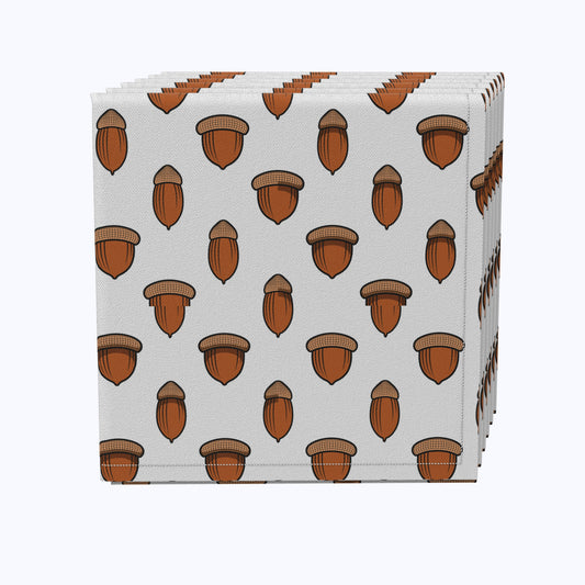 Falling Acorns Cotton Napkins