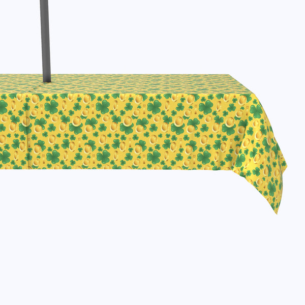 Falling Gold and Shamrock Joy Outdoor Rectangles