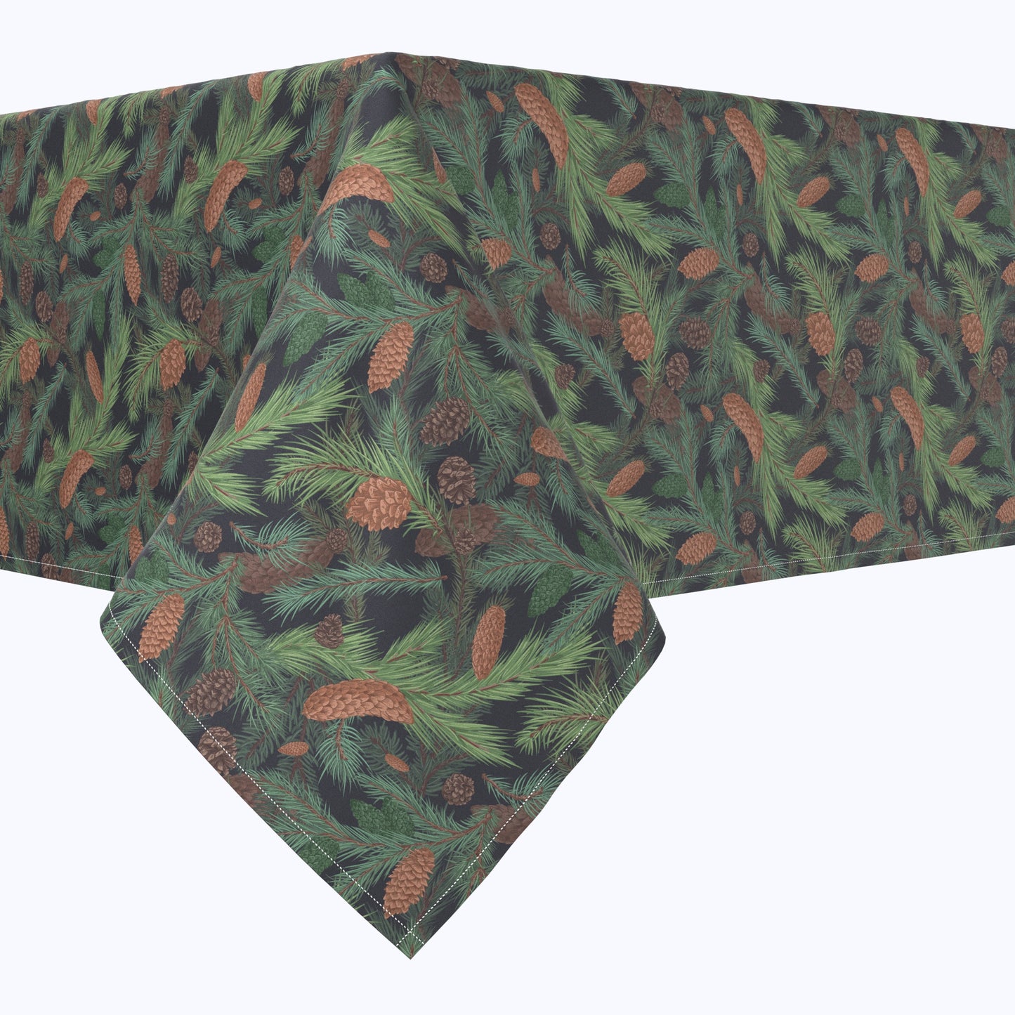 Fir Branches and Green Pines Rectangles