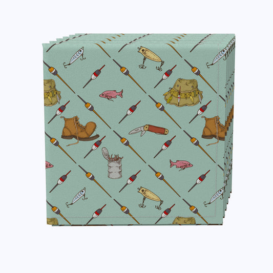 Fishing Gear Napkins
