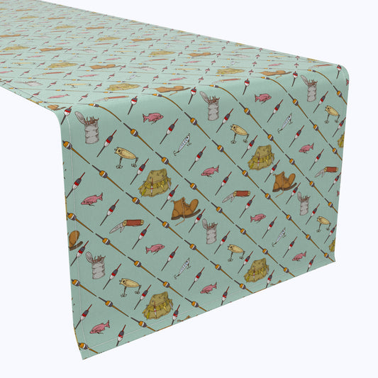 Fishing Gear Table Runners