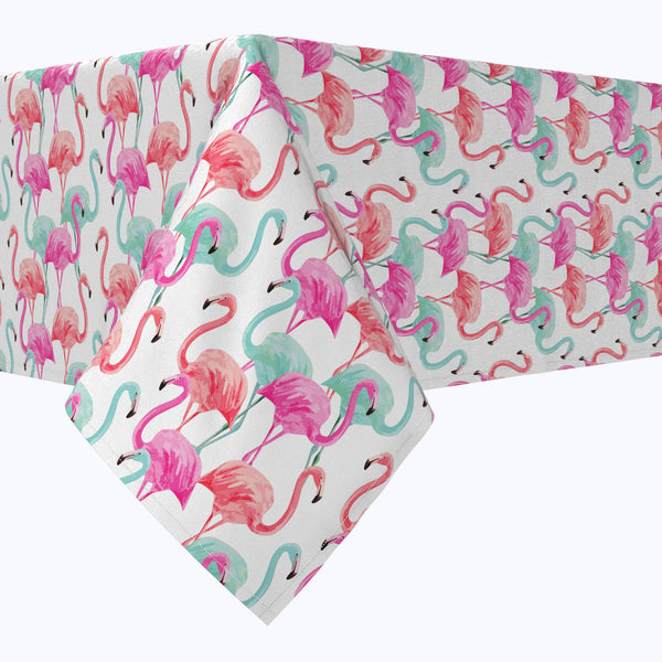 Flamingo Beach Cotton Rectangles