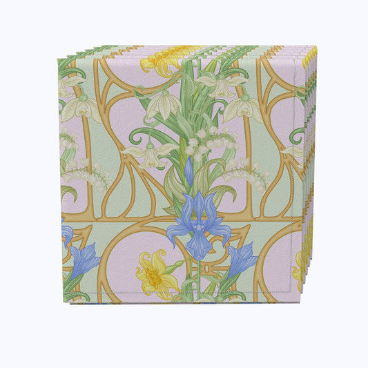 Floral 140 Cotton Napkins