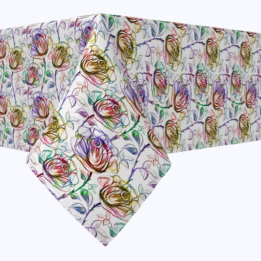 Floral 195 Cotton Squares