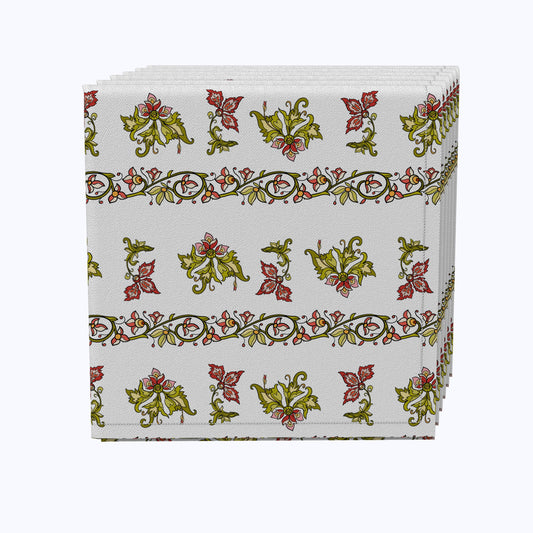 Floral 1 Cotton Napkins