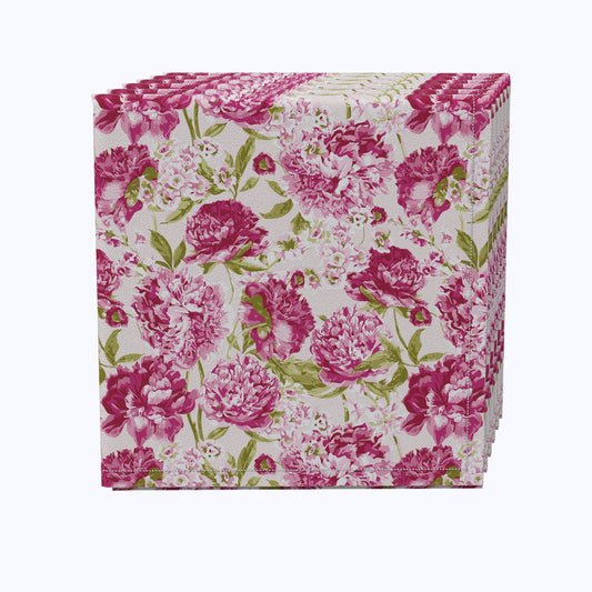 Floral 200 Cotton Napkins