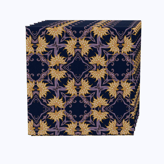 Floral 20 Cotton Napkins