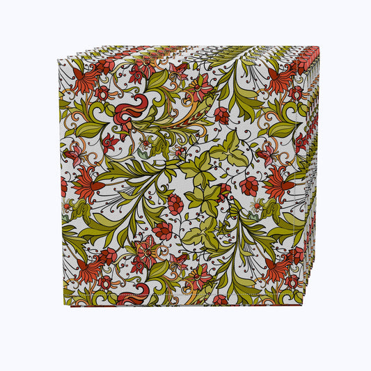 Floral 21 Cotton Napkins