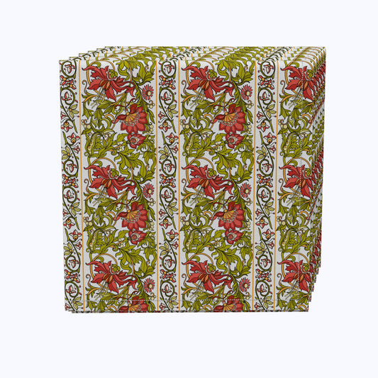 Floral 24 Cotton Napkins