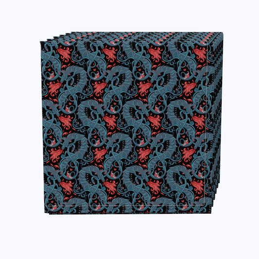 Floral 30 Cotton Napkins