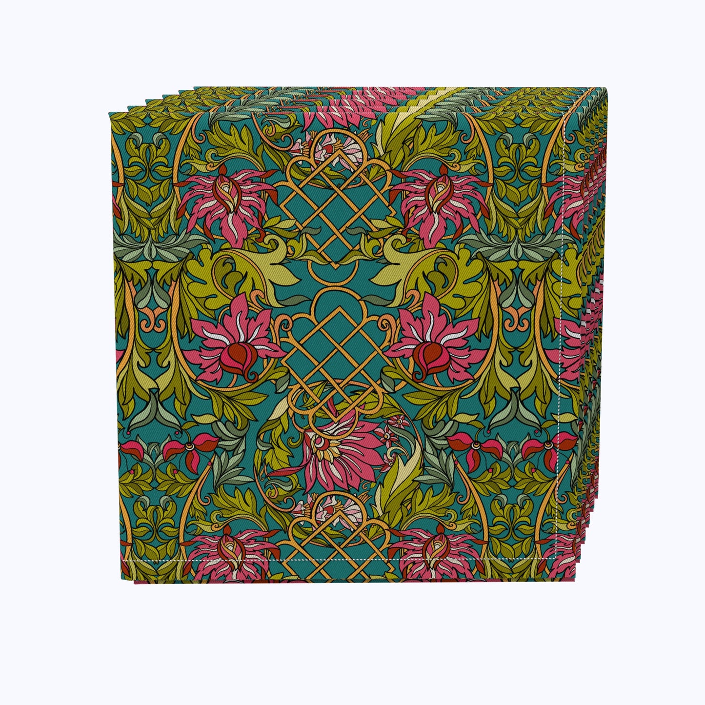 Floral 32 Cotton Napkins